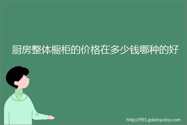 厨房整体橱柜的价格在多少钱哪种的好