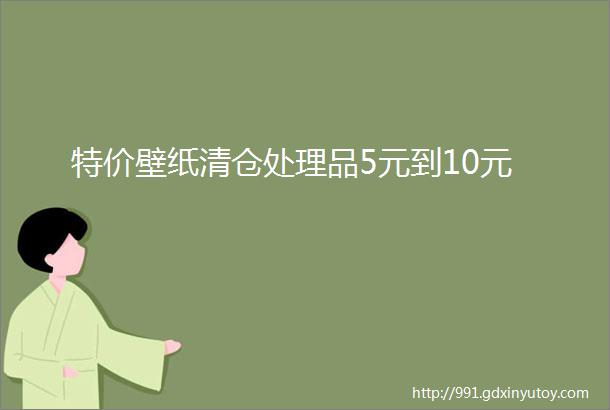 特价壁纸清仓处理品5元到10元