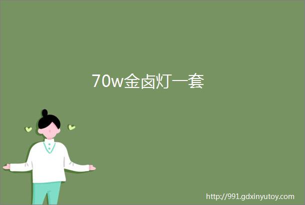 70w金卤灯一套