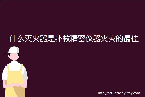 什么灭火器是扑救精密仪器火灾的最佳