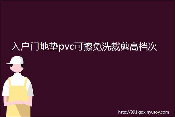 入户门地垫pvc可擦免洗裁剪高档次