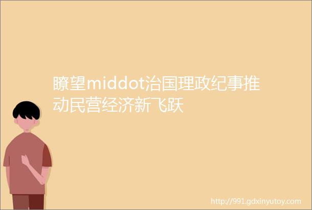 瞭望middot治国理政纪事推动民营经济新飞跃