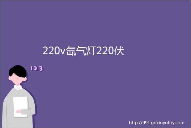 220v氙气灯220伏