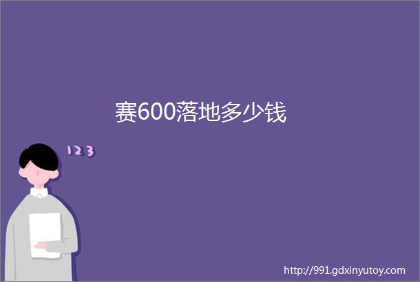 赛600落地多少钱